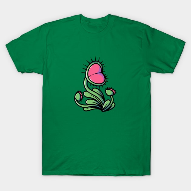 Beautiful venus flytrap T-Shirt by Cubbone